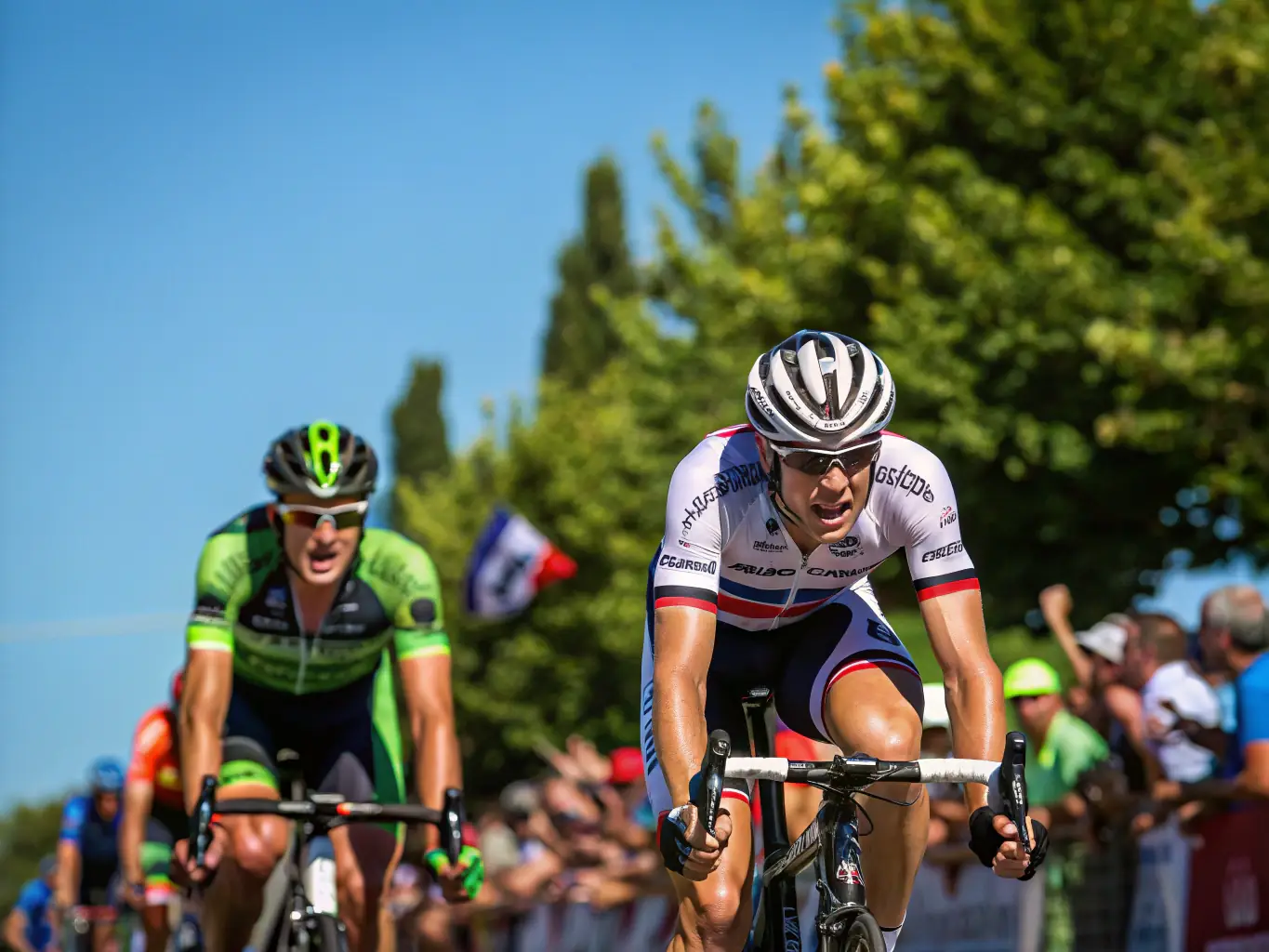 A cyclist participating in a local race, showcasing the competitive spirit and community involvement of VCCM.